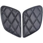 Autocollant de r�servoir moto r�tro protection d�coration vintage cafe racer style genou grip tapis (noir) ...