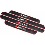 Autocollants seuil porte, 4pcs protection seuil porti�re, barres seuil porte voiture, seuil protecteurs ...