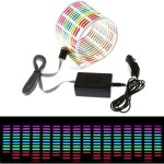 Autocollant pour voiture avec capteur d'activation sonore et musical, lumi�re led, �galiseur, lueur, ...