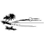 Autocollant de voiture grande taille pour aventures � la plage, camping - car, caravane, universel, pour ...