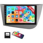 Autoradio 32 / 64 go pour seat leon 1p1 (2005 - 2012) android 15, carplay, gps, bluetooth, rds - 4 + ...