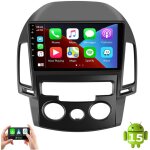 Autoradio 9'' android 15 carplay gps navi rds pour hyundai i30 mk1 fd (2006 - 2011) - 4 + 64g