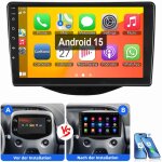 Autoradio 9 pouces android 15 gps rds pour toyota aygo citro�n c1 / peugeot 108 4 + 64g