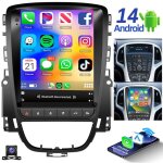 Autoradio android 14 avec gps et apple carplay pour opel astra j 2009 - 2014 - 2 + 64g cam