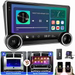 Autoradio android 14 pour peugeot 407 (2004 - 2011) avec navigation gps wifi fm rds carplay 4 + 64g dab ...