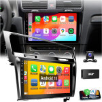 Autoradio android 15 10, 1 pouces pour vw golf 7 (2012 - 2017) gps wi - fi carplay 4 + 64g dab cam