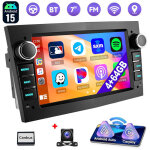 Autoradio android 15 avec apple carplay pour opel astra h, corsa c / d, meriva, zafira b - 4 + 64g cam ...