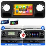 Autoradio android 15 pour mercedes benz sprinter w907 2019 - 2023 gps wifi rds 4 + 64g
