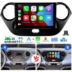 Autoradio android 15 avec radio gps et apple carplay pour hyundai i10 ii ia / ba 2013 - 2016 - 4 + 64g ...