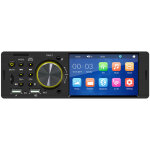 Autoradio bluetooth, lecteur st�r�o de voiture bt mp5 simple din de 4, 1'' r�cepteur radio fm prise en ...