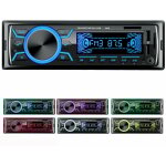 Autoradio bluetooth poste radio voiture, radio de voiture, 4x60w auto radio stro radio usb / sd / aux ...