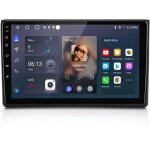 Autoradio hexinex pour audi a4 s4 rs4 b6 b7 si�ge exeo 2000 - 2009 android 14 carplay 2 + 64gb