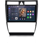 Autoradio hexinex pour audi a6 s6 rs6 c5 1997 - 2004 android 14 carplay 2 + 64gb
