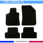 Tapis de voiture - sur mesure pour 308 (2013 - 2021) - 4 pi�ces - tapis de sol antid�rapant pour automobile ...