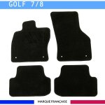 Tapis de voiture - sur mesure pour golf 7 (dès 2012) - 4 pièces - tapis de sol antidérapant pour automobile ... Tapis de voiture - sur mesure pour golf 7 (dès 2012) - 4 pièces - tapis de sol antidérapant pour automobile ...