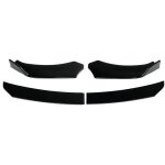 Autsome 4 pi�ces noir l�vre avant menton pare - chocs spoilers kits de carrosserie pour voiture universel ...