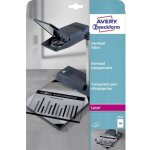Avery - zweckform 3562 transparent pour rtroprojecteur a4 imprimante laser, photocopieuse transparent ...