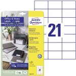 Avery - zweckform 3652 - 10 etiquette universelles 70 x 42. 3 mm papier blanc 210 pc(s) fixation permanente ...