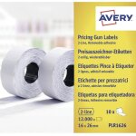 Avery - zweckform etiquette prix plr1626 d�collable largeur des �tiquettes: 26 mm hauteur de l'�tiquette: ...