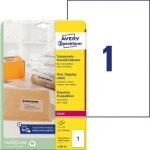 Avery zweckform - avery - zweckform l7567 - 25 etiquette pour adresse 210 x 297 mm film de polyester ... Avery zweckform - avery - zweckform l7567 - 25 etiquette pour adresse 210 x 297 mm film de polyester ...