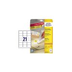 Etiquette universelles avery - zweckform l6023rev - 25 63. 5 x 38. 1 mm papier blanc 630 pc(s) d�collable ...