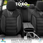 Awelco - ensemble de housses de si�ge auto otom toro 902 noir / fum� nz