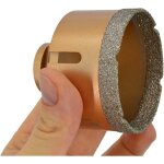 Awtools, m14 68 mm, carotteuse diamantée, pour grands trous dans la porcelaine et le marbre, haute précision ... Awtools, m14 68 mm, carotteuse diamantée, pour grands trous dans la porcelaine et le marbre, haute précision ...