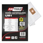 Sacs en microfibre awtools, lot de 5, um1, gas35 / vc3011l / vc3510l / vc3511l