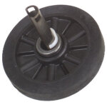 Axe long avant et galet de tambour pour s�che - linge whirlpool 481252898003