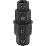 Jeffergarden axe de roue avant et arrire de moto, outil de douille de pilote de broche hexagonale 17 ...