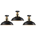 Axhup - lampe de plafond industriel vintage plafonnier en fer abat - jour 27cm luminaire couloir balcon ...
