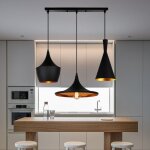 Lustre suspension design industriel gomtrique luminaire suspension abat - jour en mtal plafonnier ...
