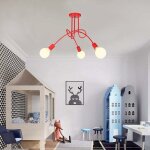 Axhup - plafonnier industrielle rétro en métal lustre abat - jour e27 luminaire moderne pour salon chambre ... Axhup - plafonnier industrielle rétro en métal lustre abat - jour e27 luminaire moderne pour salon chambre ...
