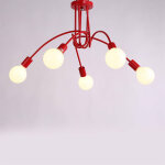 Plafonnier industrielle rtro en mtal lustre abat - jour e27 luminaire moderne pour salon chambre salle ...