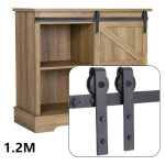 Quincaillerie kit de rail pour porte coulissante kit de porte grange coulissante système de porte avec ... Quincaillerie kit de rail pour porte coulissante kit de porte grange coulissante système de porte avec ...
