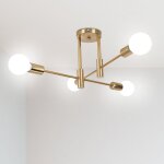 Axhup - rétro lampe plafonnier luminaire vintage industrielle 4 spot lustre eclairage pour salle à manger ... Axhup - rétro lampe plafonnier luminaire vintage industrielle 4 spot lustre eclairage pour salle à manger ...