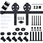 Axhup - systme porte coulissante quincailleri kit de rail pour porte coulissant ensemble industriel ...