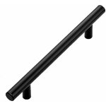 Lot de 4 poigne noir de meuble cuisine en acier inoxydable, trous de 128 mm entraxe poignes de meubles ...