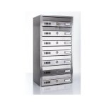 Azura home design - boîtes aux lettres collectives en acier inoxydable pour 6 ou 7 - combinación: 6x1 ... Azura home design - boîtes aux lettres collectives en acier inoxydable pour 6 ou 7 - combinación: 6x1 ...