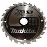 B - 33118 lame de scie circulaire sp�cialis�e tct 190x30mm 24t bois clou� - makita