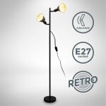 B. k. licht - lampadaire orientable lampadaire lampe de salon rtro lampe de lecture lumire commutable ...