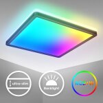 B. k. licht - i plafonnier led rgb i panneau led ultraplat i changement de couleur i plafonnier rgbw ... B. k. licht - i plafonnier led rgb i panneau led ultraplat i changement de couleur i plafonnier rgbw ...