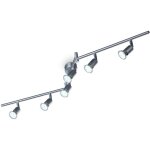 B. k. licht - plafonnier 6 spots orientables, ampoules led 3w gu10 incluses, spots plafond, �clairage ...
