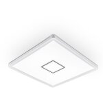 B. k. licht - plafonnier design carr, platine led 18w, clairage plafond ultra - plat: 28mm, applique ...