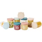 Babymoov isy bowls 9 pots de conservation en verre borosilicate gradus - 6x250ml + 3x120ml