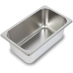 Bac gastronorm gn 1 / 4 acier inoxydable (profondeur 100mm, hyginique, rsistant aux rayures, rsistant ...