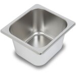 Bac gastronorm gn 1 / 6 acier inoxydable (profondeur 100mm, hyginique, rsistant aux rayures, rsistant ...