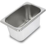 Bac gastronorm gn 1 / 9 acier inoxydable (profondeur 100mm, hyginique, rsistant aux rayures, rsistant ...