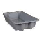 Fp - bac gerbable - emboîtable pp gris l590xl380xh135mm Fp - bac gerbable - emboîtable pp gris l590xl380xh135mm