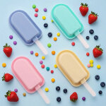Bac � gla�ons en silicone � 4 cavit�s avec couvercle, r�sistant aux basses temp�ratures